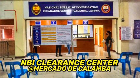 nbi mercado de calamba|NBI CLEARANCE CENTER @Mercado de Calamba .